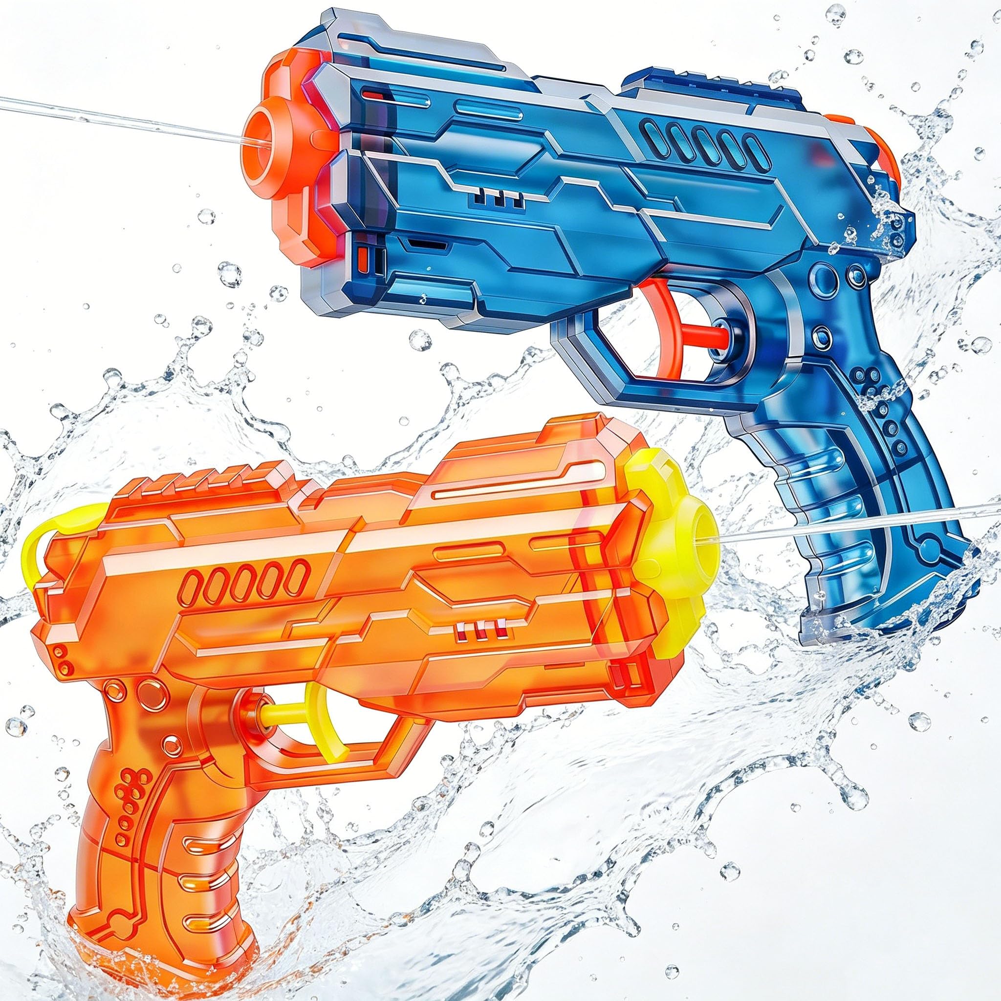 Water Gun, Water Guns for Adults, Magazine Large Capacity Water Gun, Up to 20 FT Long Range, for Pool, Beach, Outdoor Activities