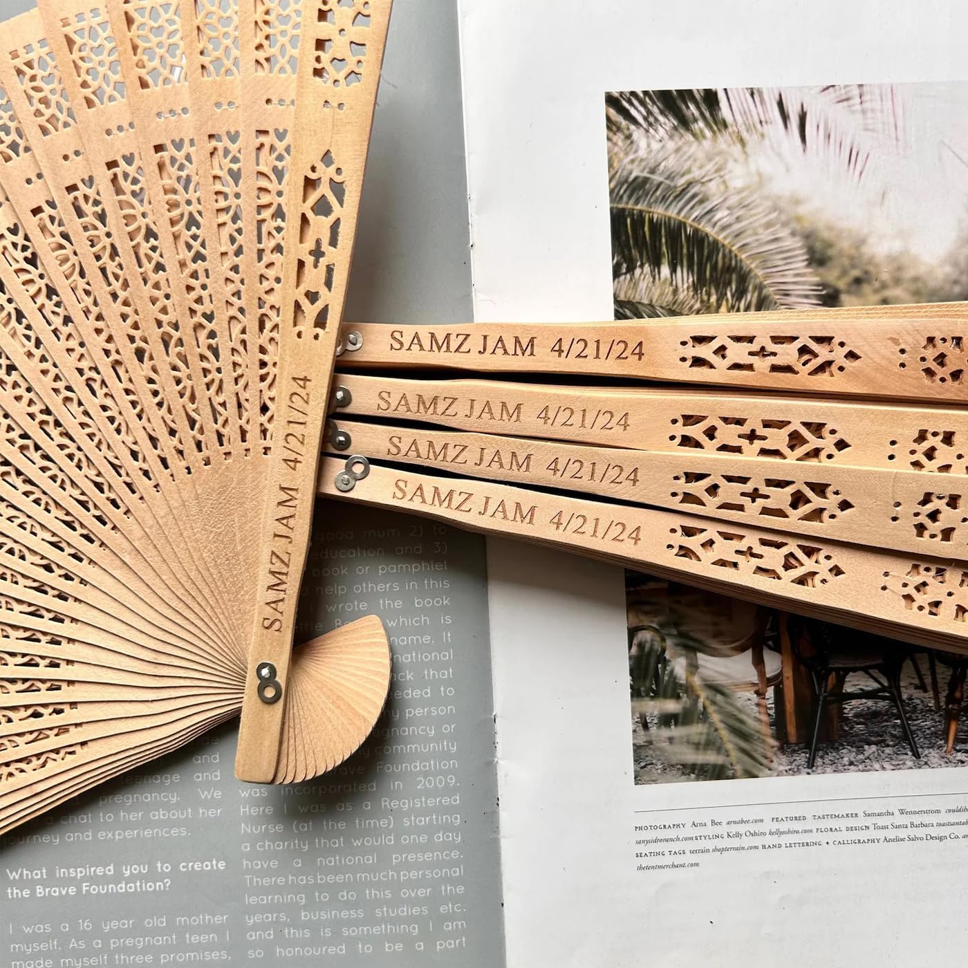 Custom Hand Fan, Summer Wooden Fans, Handmade Engraved Wedding Fans, Personalized Wood Fans, Hand Fan Folding (30pcs)