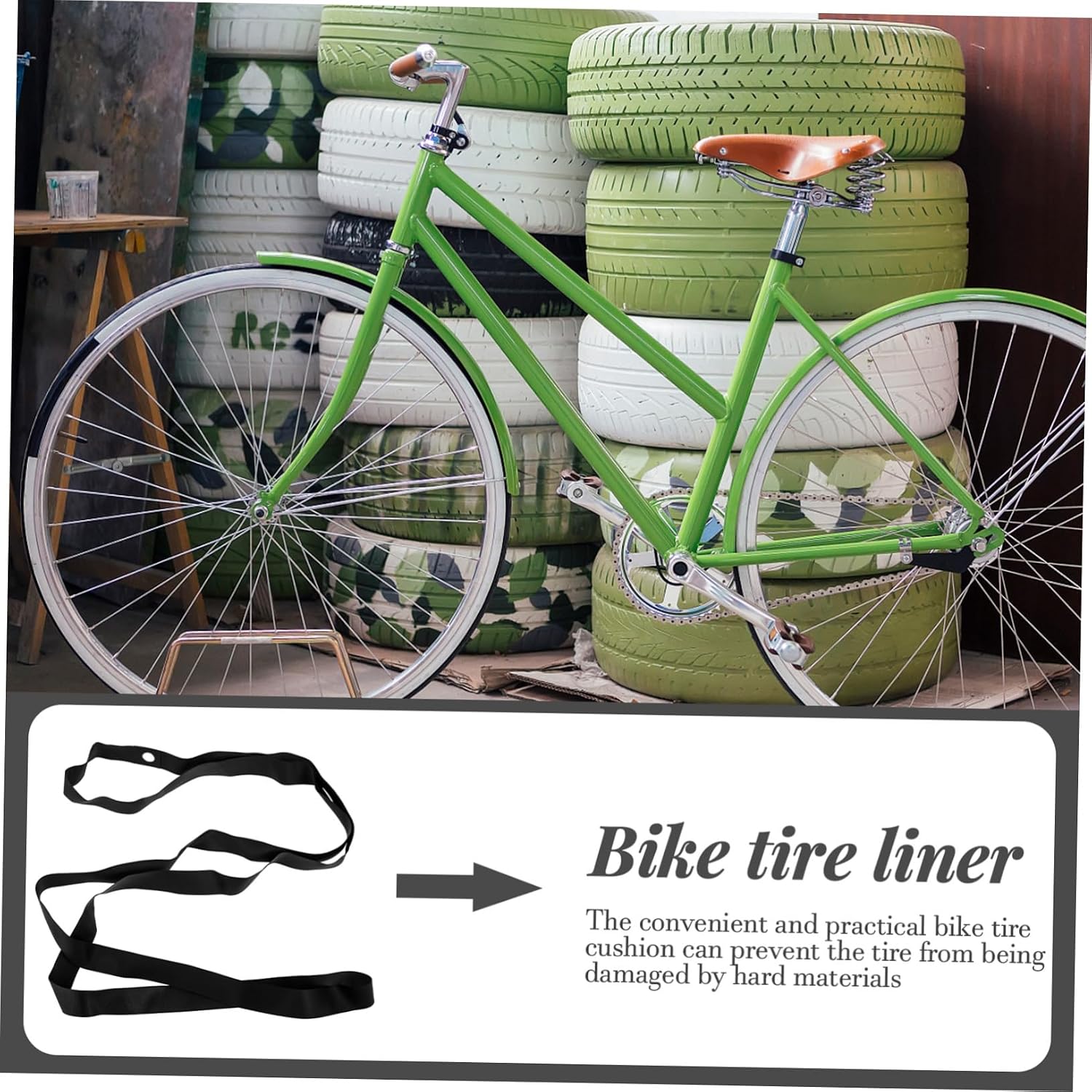 2pcs Mountain Bicycles Rim Tape Bike Tire Liner for Bicycle Tube Protector