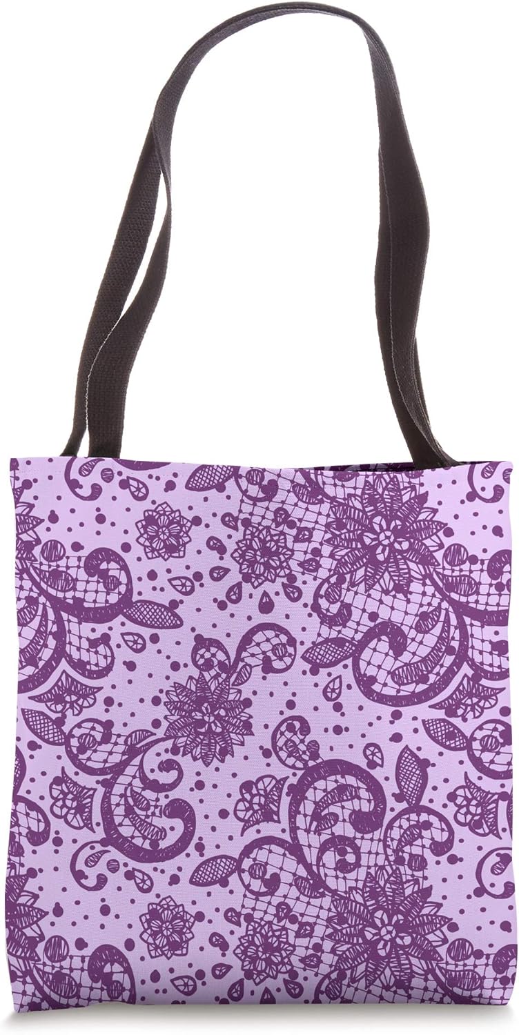 lavender tote bag