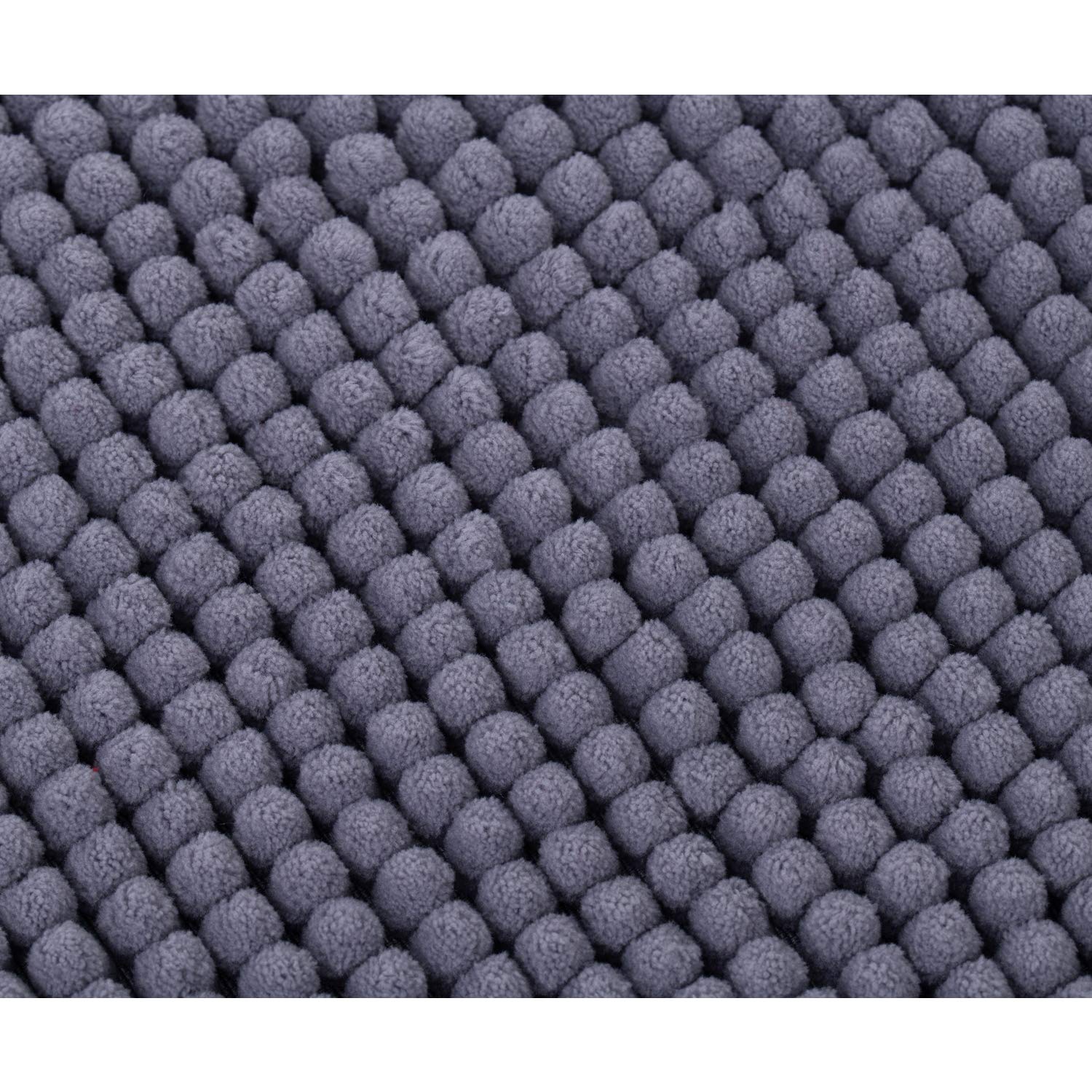 Gözze - Anti-Slip Bath Mat, Super Soft, 100% Microfibre, 60 x 100 cm - Grey, 60 x 100 cm (runner) - Image 4
