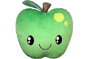 Squishy Plushie with a Burst of Green Apple