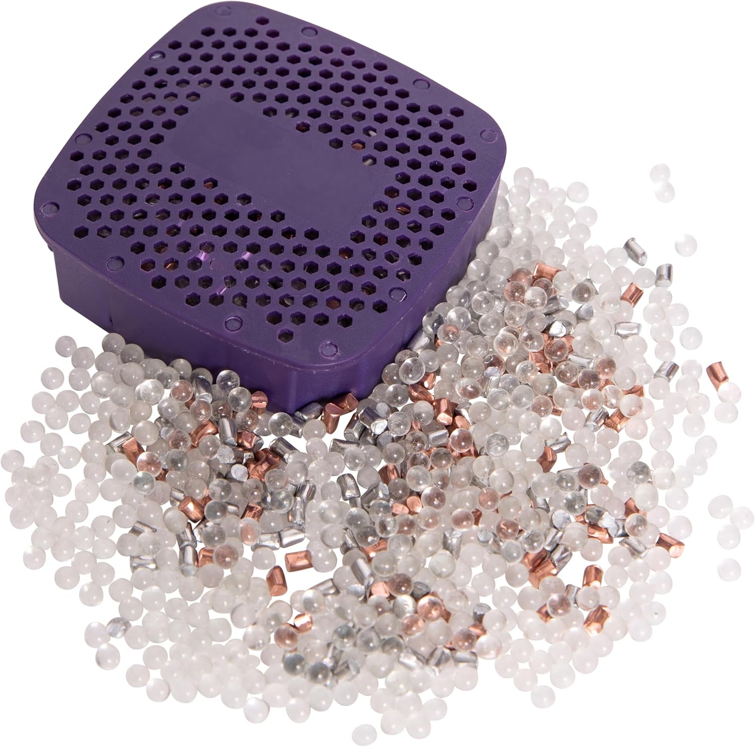 Hot Tub Mineral Cartridge by HTS Turbo with Active Elemental Metals: Silver (Ag), Copper (Cu) and Zinc (Zn)- Square. Made in THE USA