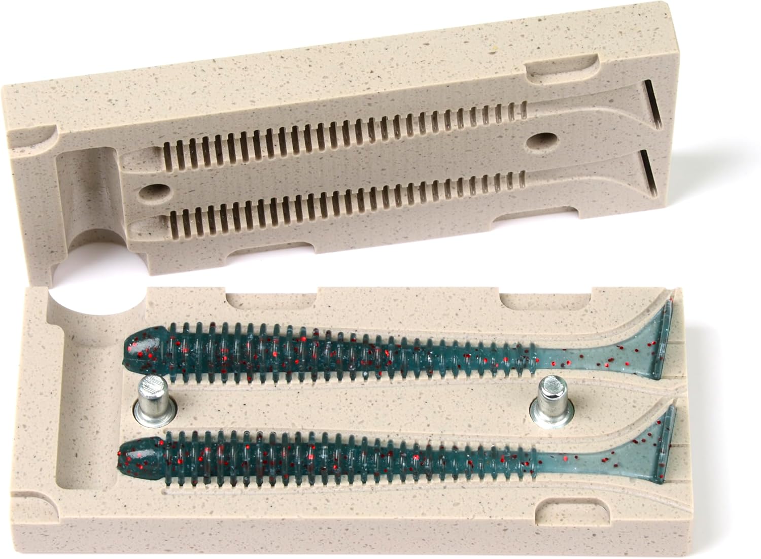 Soft Plastiс Mold Lure Making Injection Molds Fishing Lures Swing Impact 3.5'' Two Cavity