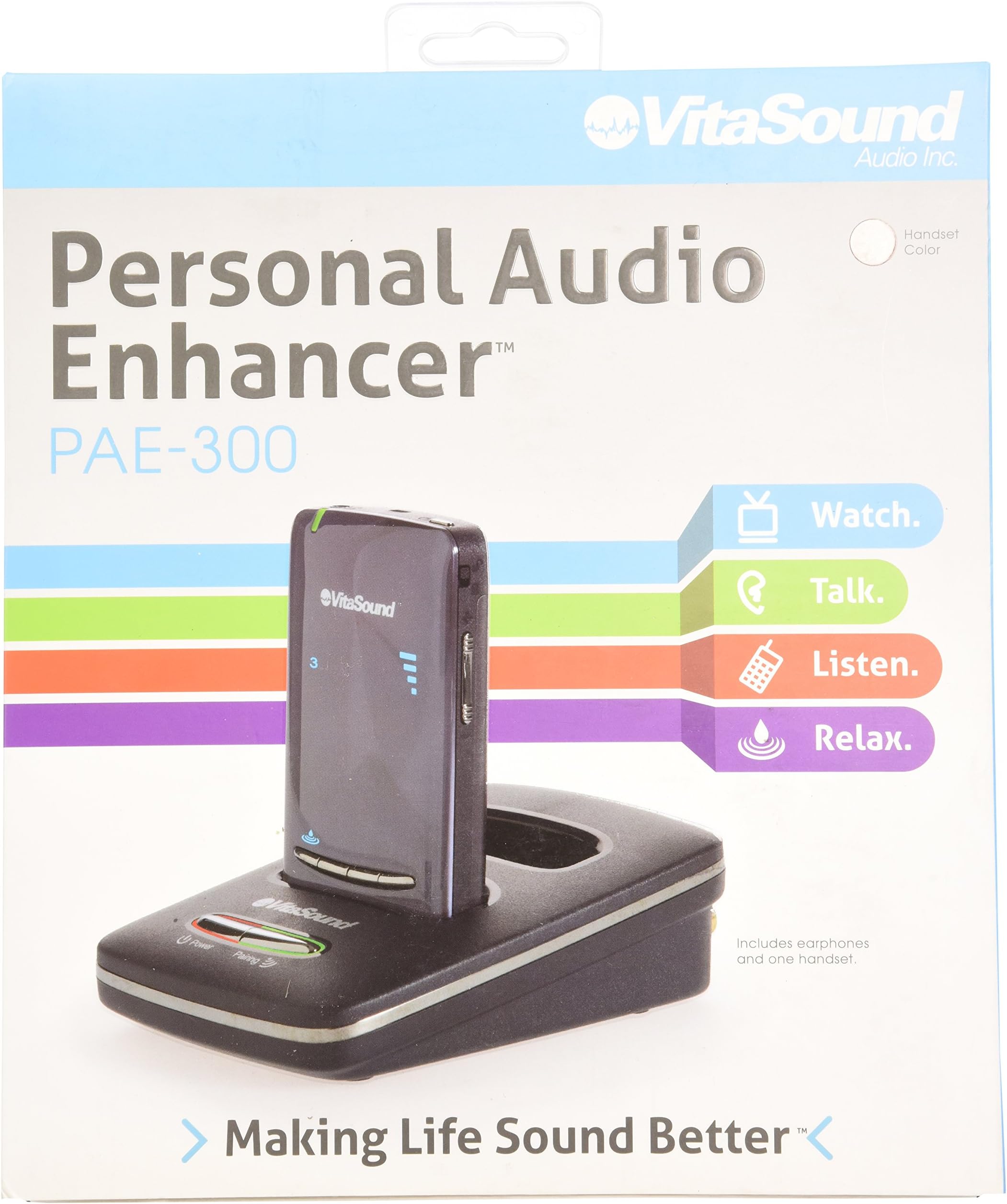 Personal Audio Enhancer Package, Charcoal Grey