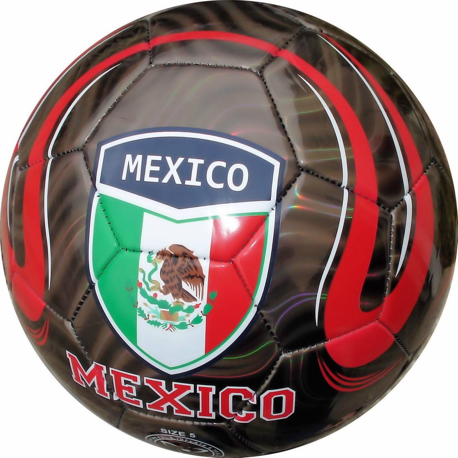 Offical Size & Weight Mexico Metalic Handsome Soccer ballsCompetition Quality