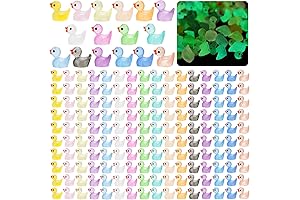 240Pcs Mini Luminous Ducks: Illumine Your Night with Enchanting Glow