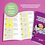 Pretty Me Friendship Kit de fabrication de bracelet pour les filles - Artisanat pour fillette - Bracelets à cordes fabricant - Cadeaux de 8-12 ans - Idées cadeaux d'anniversaire & Kits Jouets Ages 8 pour enfant, 9, 10, 11, 12 - Enfants âgés de 8 à 12 ans