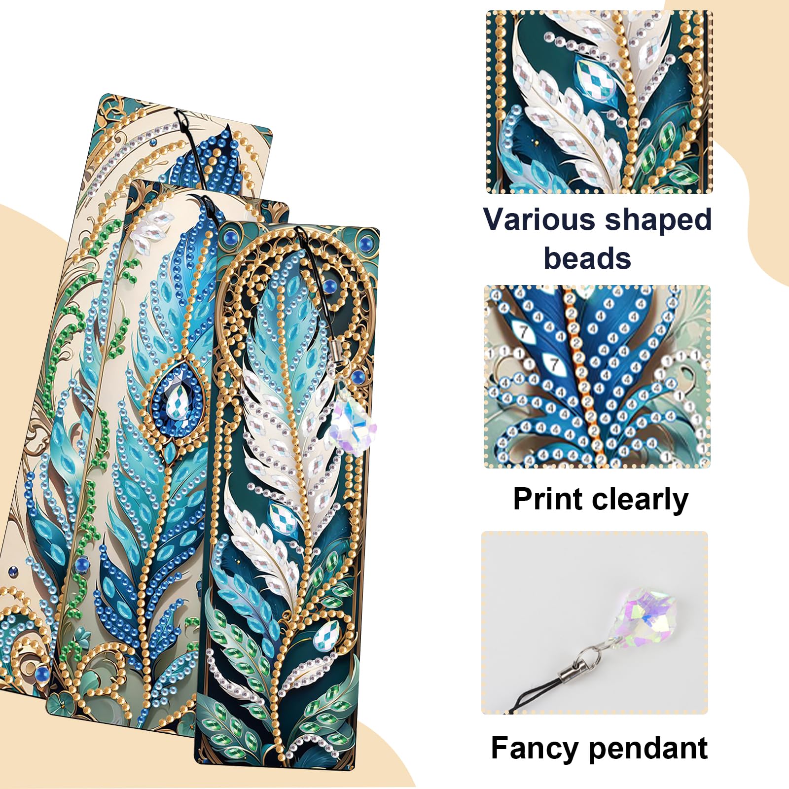 Molain Lot De 6 Marque-pages En Forme De Choux - Petits Marque-pages