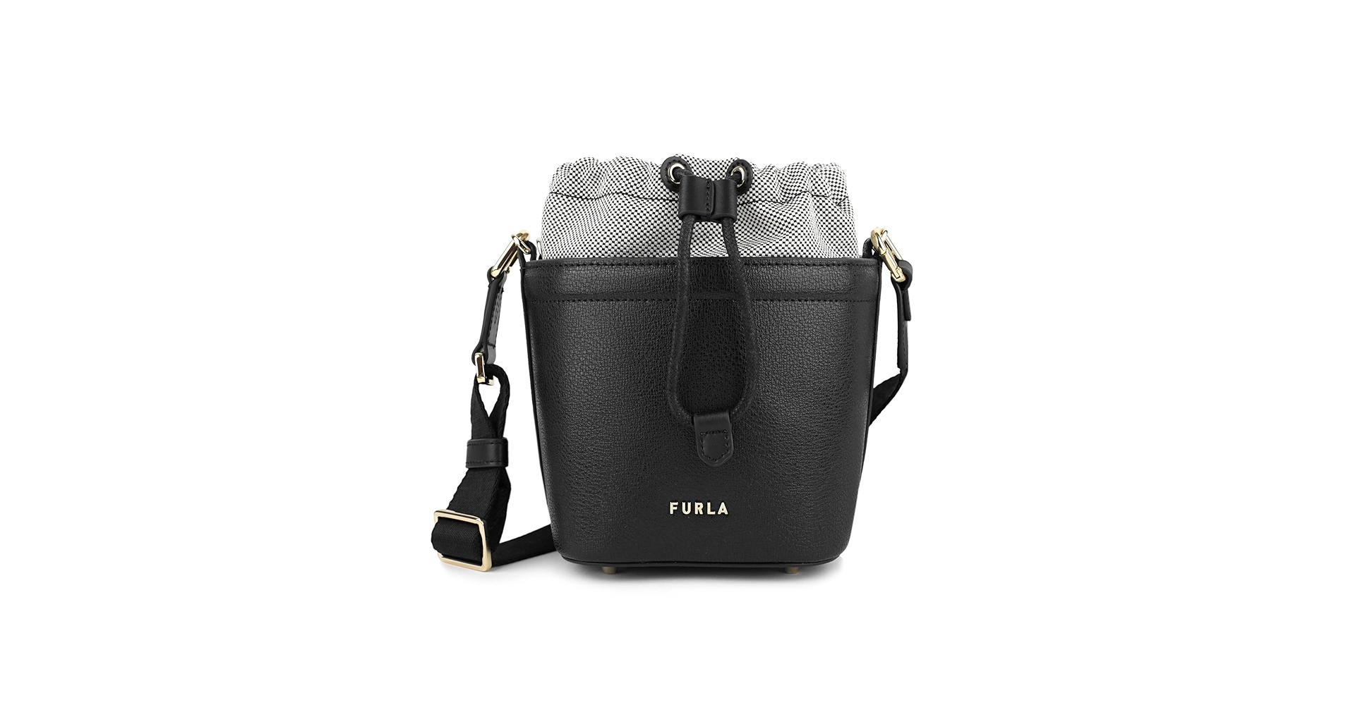 FURLA ブラック バケットバッグ フルラ ヌヴォラ バケットバッグ S（ショルダーバッグ）｜FURLA
