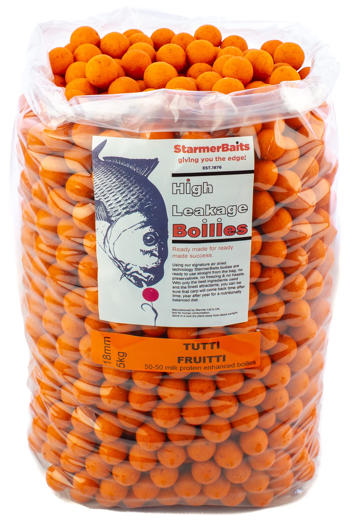 STARMER BAITS GIVING YOU THE EDGE! EST. 1976 boilies/TUTTI FRUITTI / 18mm / 5kg