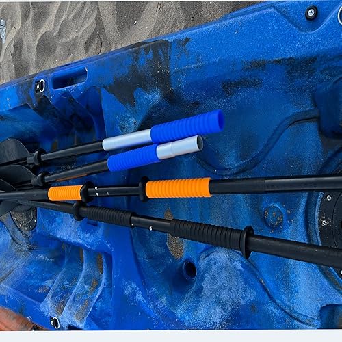 Miniatura 6 de JK - 2 empuñaduras para remo de kayak, accesorios de silicona antideslizante para remo de kayak