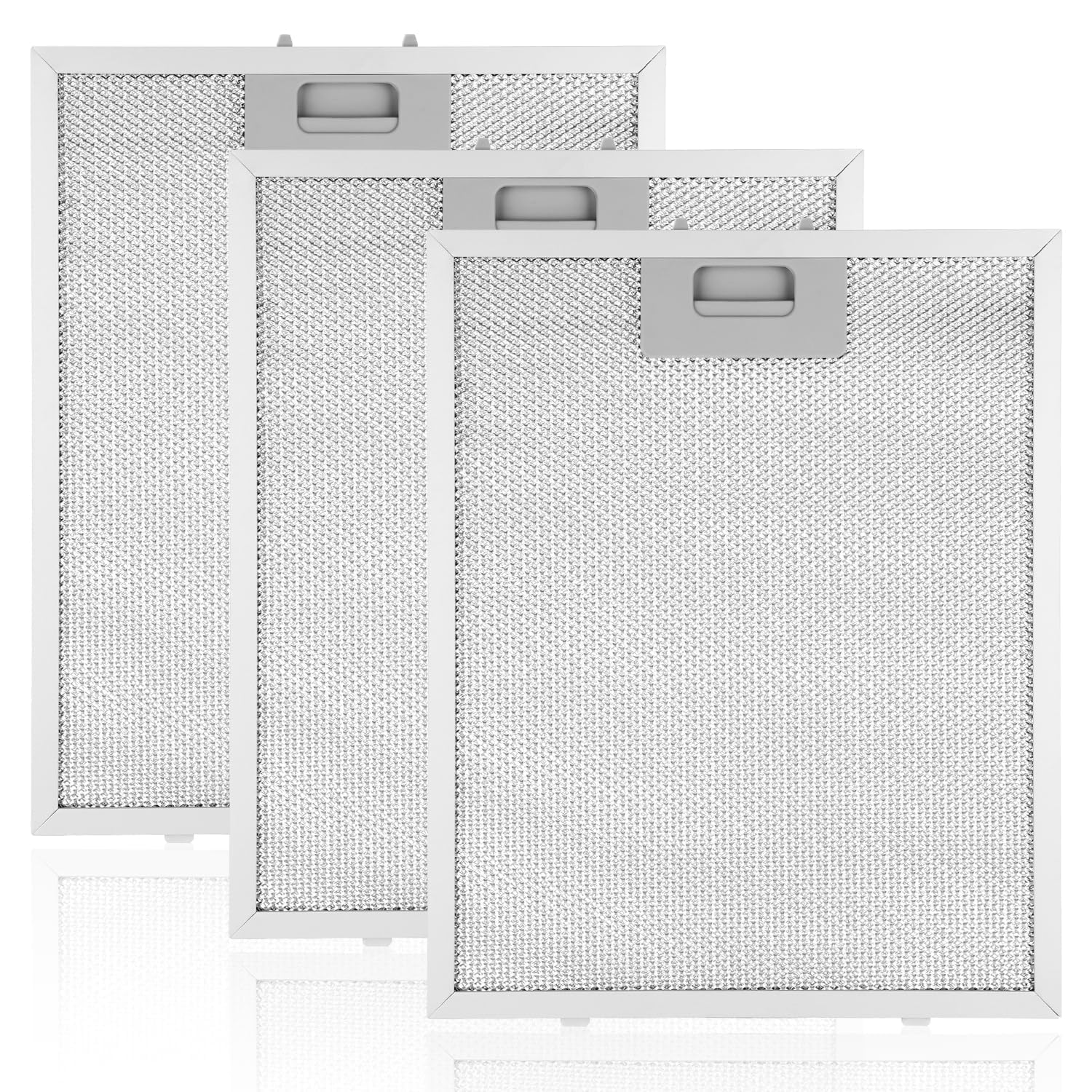 3 Piezas Filtro Para Campana Extractora, 320x260mm Rejilla Campana Extractora, Filtro Universal Filtro De Alumini, Compatible Con La Mayoría De Marcas De Campanas Extractora