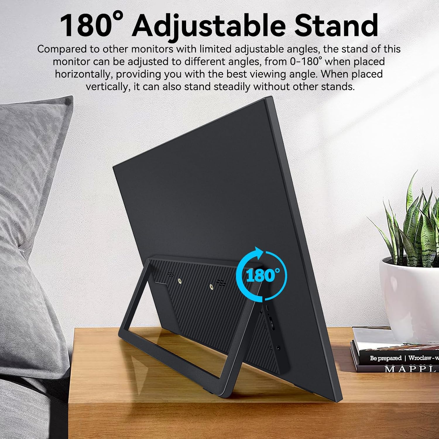 Touchscreen Portable Monitor 16 Inch FHD 1920x1200P Monitor USB C HDMI Monitor HDR IPS Display for PC Computer PS4 PS5 Xbox Built-in Speakers - Image 7