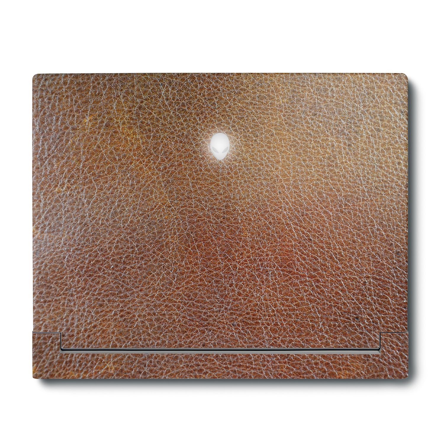 MightySkins Skin Compatible with Alienware X16 R1 (2023) Full Wrap Kit - Brown Pleather | Protective, Durable, and Unique Vinyl Decal wrap Cover | Easy to Apply &amp; Change Styles | Made in The USA