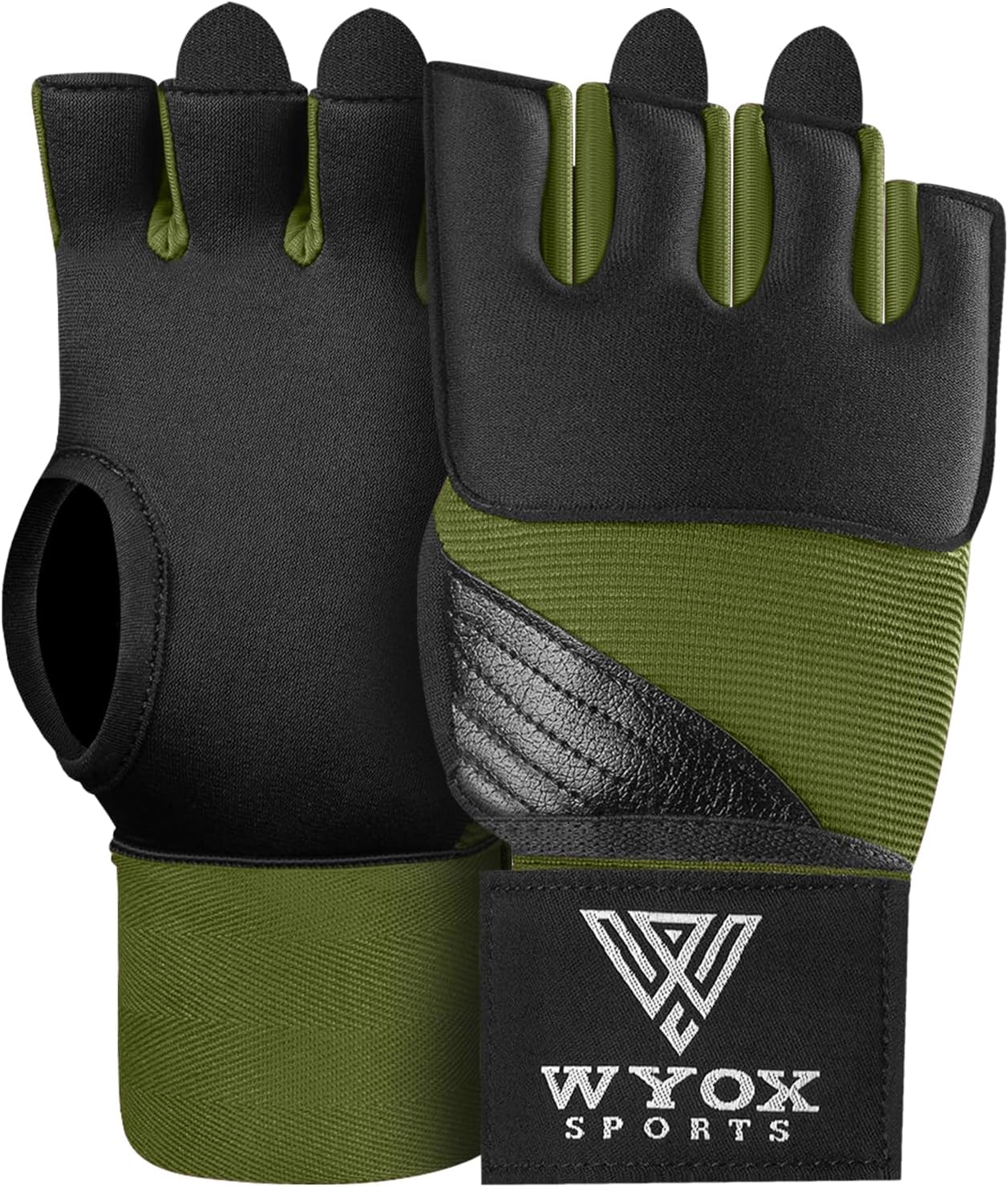 WYOX Adult Boxing Training Set – Boxing Gloves with Focus Pads & Gel Hand Wraps Inner Gloves – Punching Bag, Sparring, MMA, Muay Thai & Kickboxing Gear for Men & Women