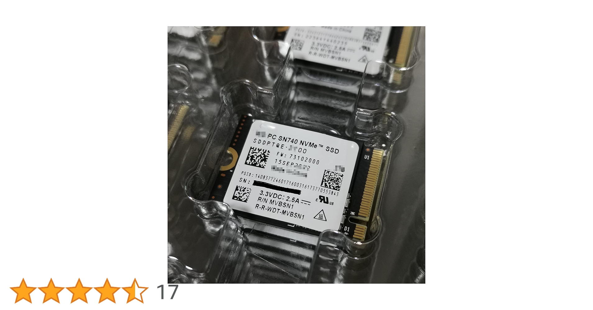 Amazon | SN740 2TB M.2 2230 SSD NVMe PCIE4.0x4 for Steam Deck, for