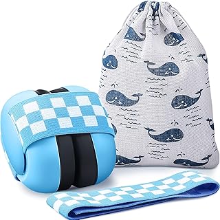 3 - 24 Months Baby Ear Protection Headphones Infant Adjustable Noise Cancelling Earmuffs for Toddler Kids with a Cloth Bag...