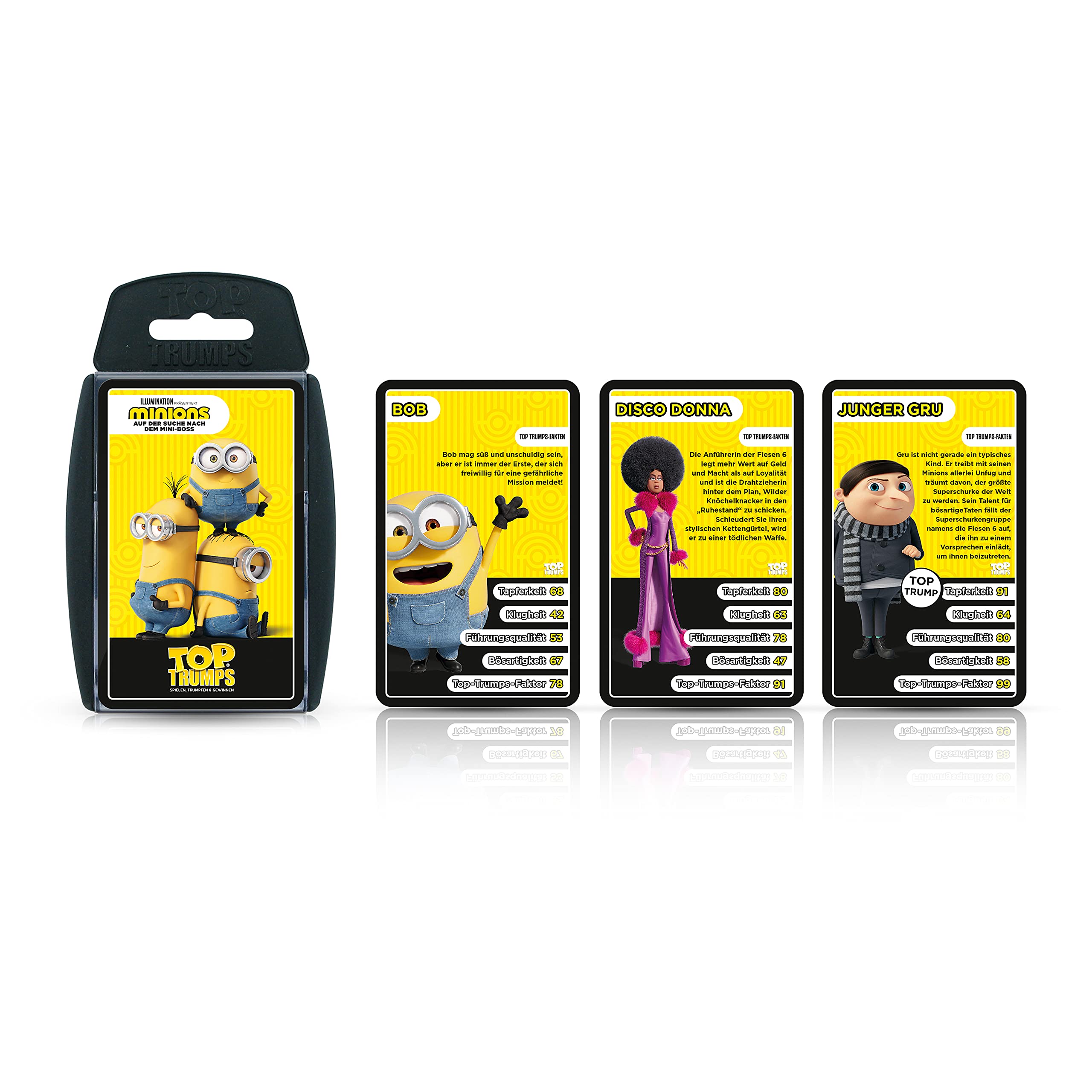 TOP TRUMPS - Minions 2 - Minions-Kartenspiel - Alter 6+ - Deutsch, Yellow / Black, Reisegröße - Image 2