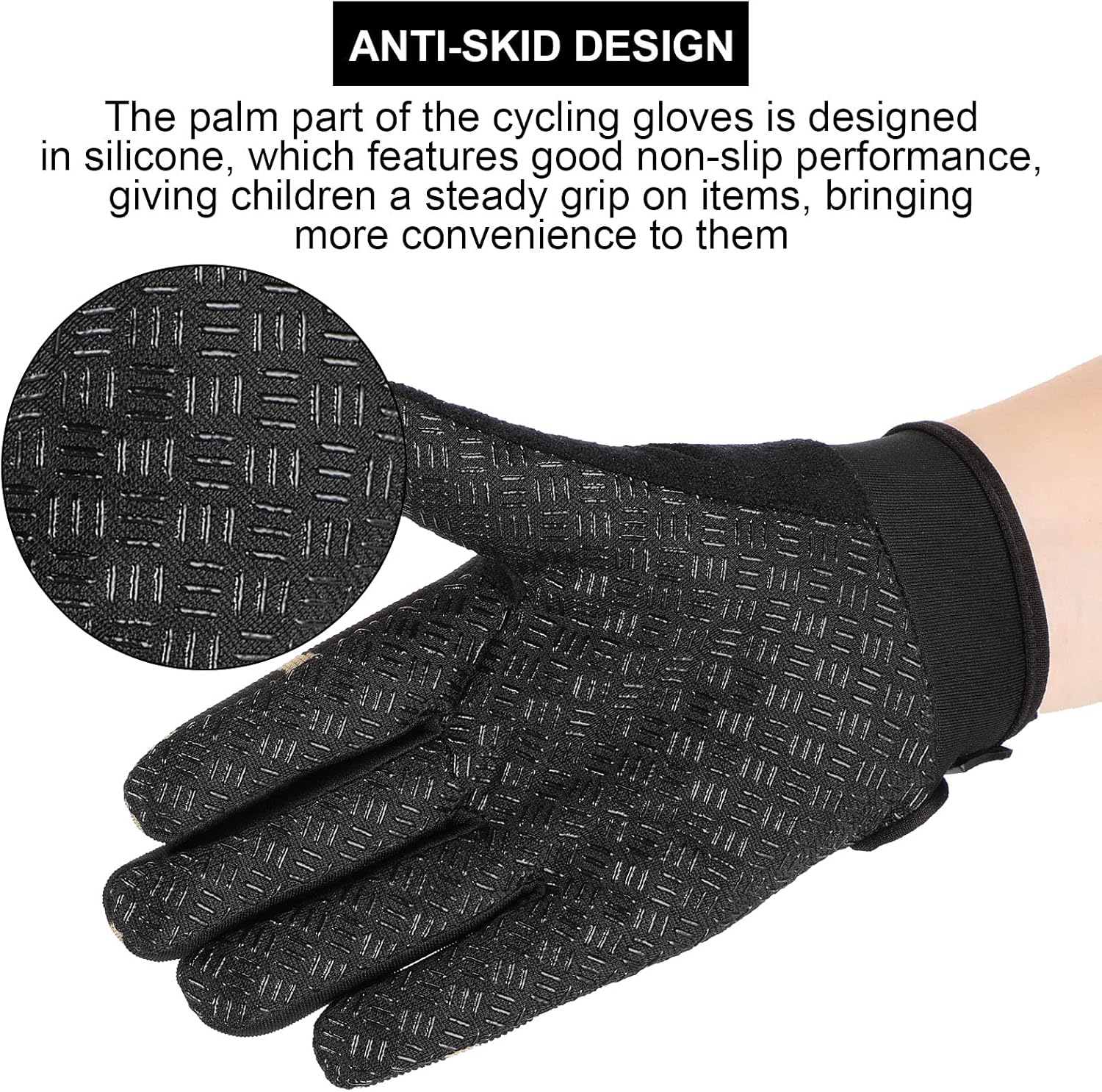 2 Pairs Kids Cycling Gloves Children Sport Gloves Full Finger Fishing Gloves Breathable Non-Slip Children Bike Gloves for Outdoor Sports Hiking Riding Fishing Climbing (Army Green, Black) : Sports & Outdoors