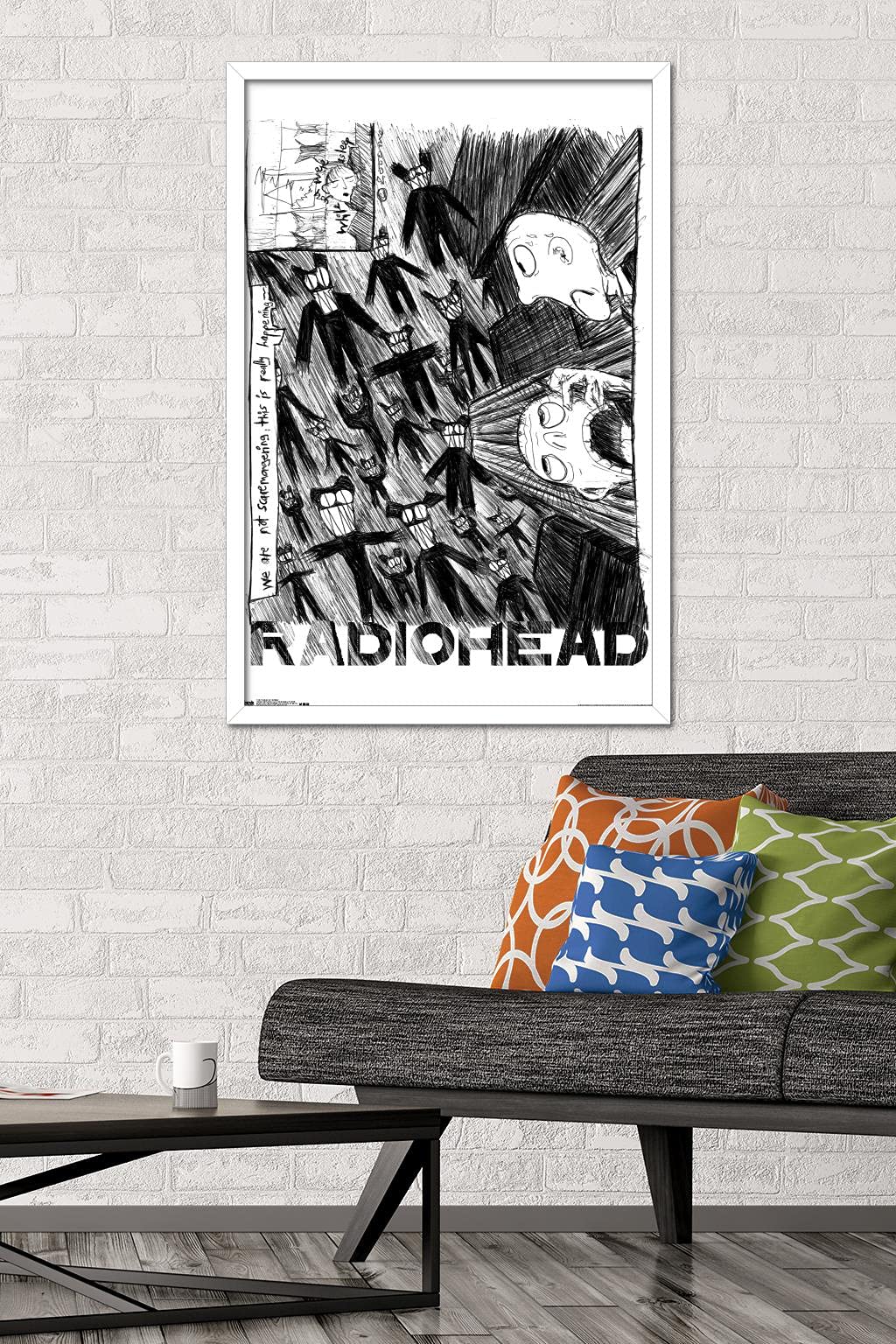 Amazon.com: Trends International Radiohead - Scribble Wall Poster