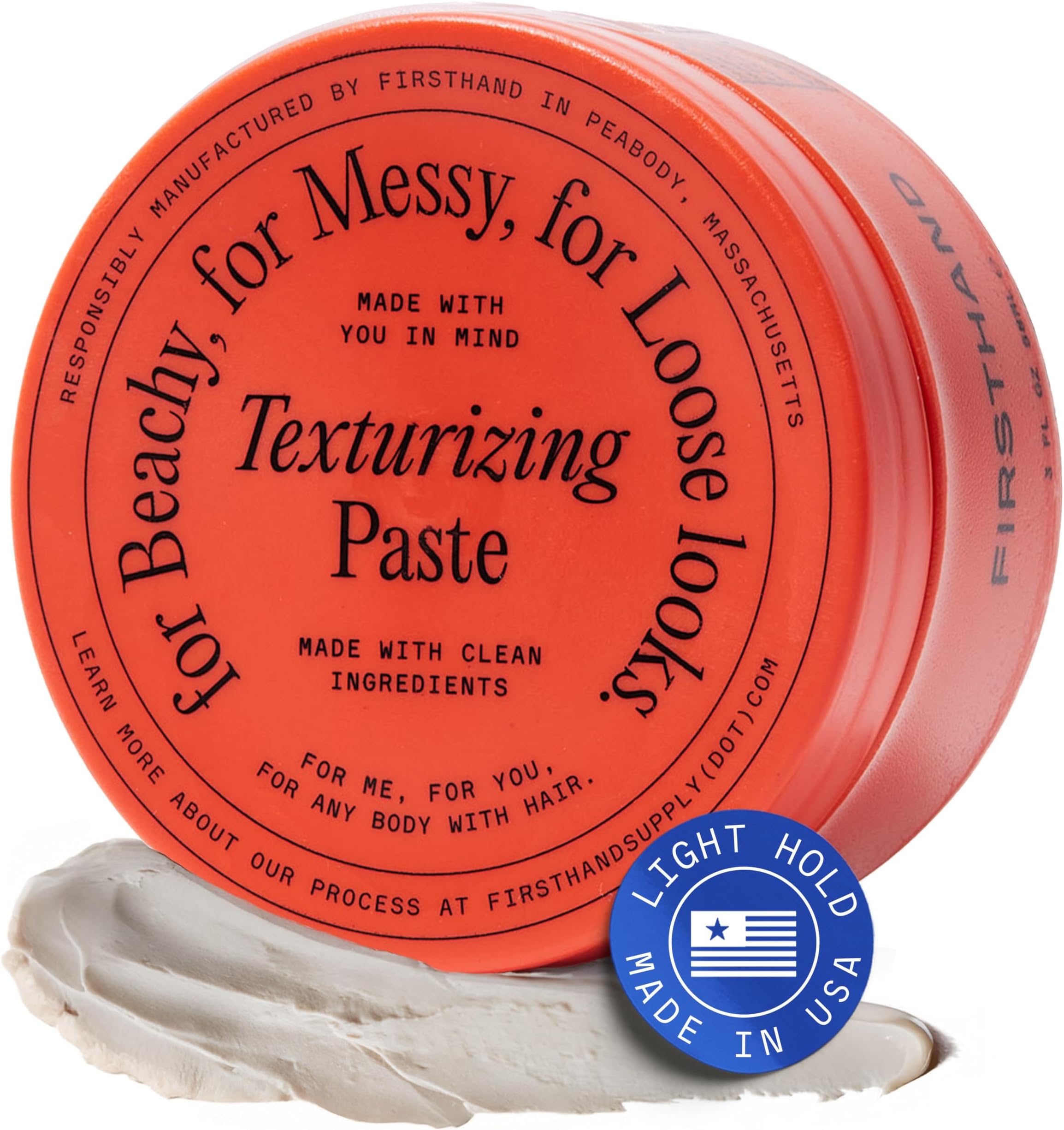 Supply Texturizing Paste for Men & Women - Medium Hold, Natural Finish – Water-Based, Non Greasy Texture Clay – Adds Lasting Volume with Perfect Hair Day Texture – For Longer Hair – 3oz