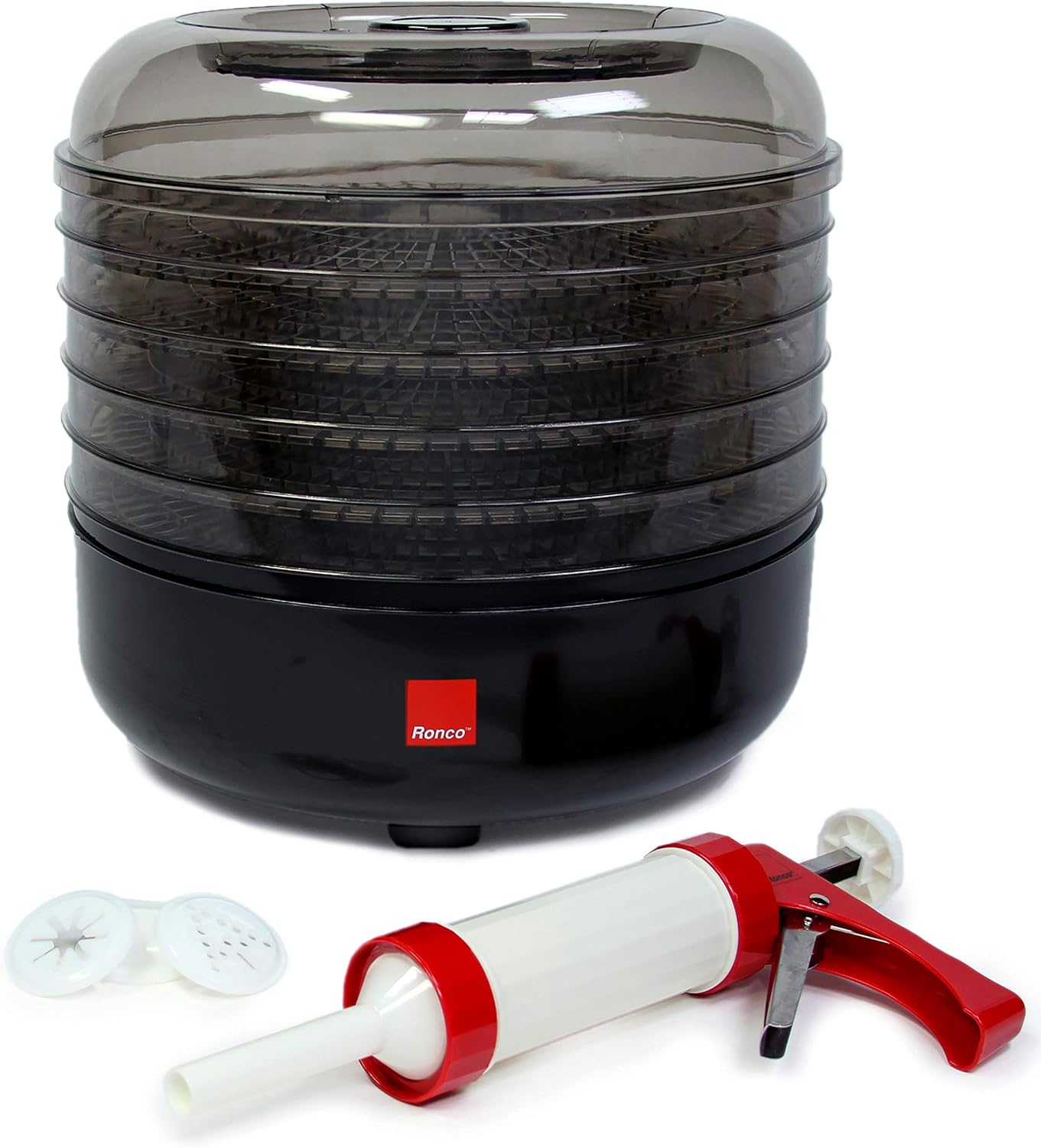Ronco 5-Tray Beef Jerky Machine with Kit, Classic Black
