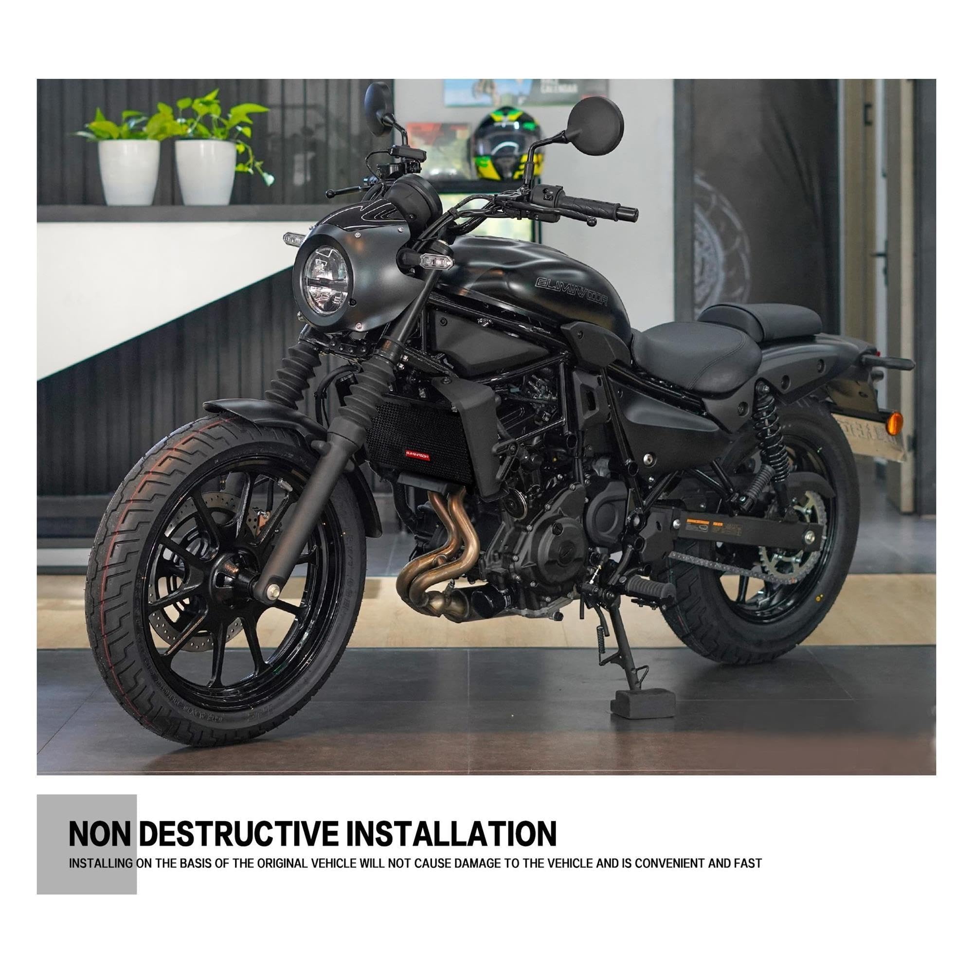 Dla Kawasaki Eliminator 500 2024 2025 Osłona Chłodnicy Motocykla