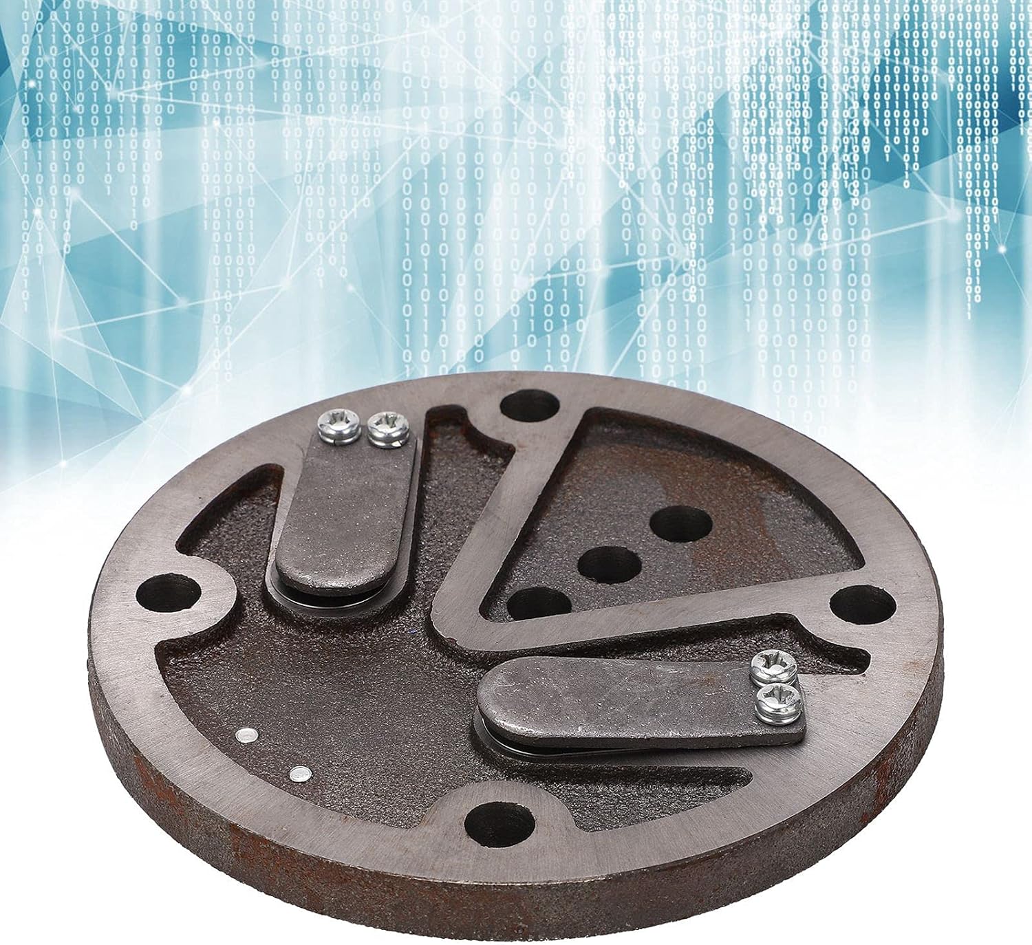 Pump Head Valve Plate, Air Compressor Valve Plate Sturdy Portable Durable for Office for Electronic Component for Factory for Air Compressors