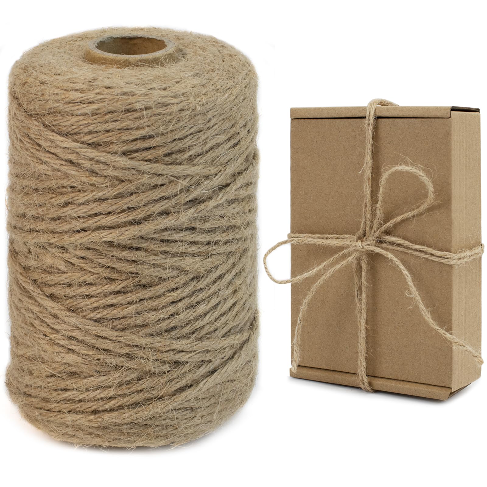 Natürliche Jute-Schnur 10 Mm X 50 M - Robustes Hanfseil Für Basteln, Garten, Deko (braun)