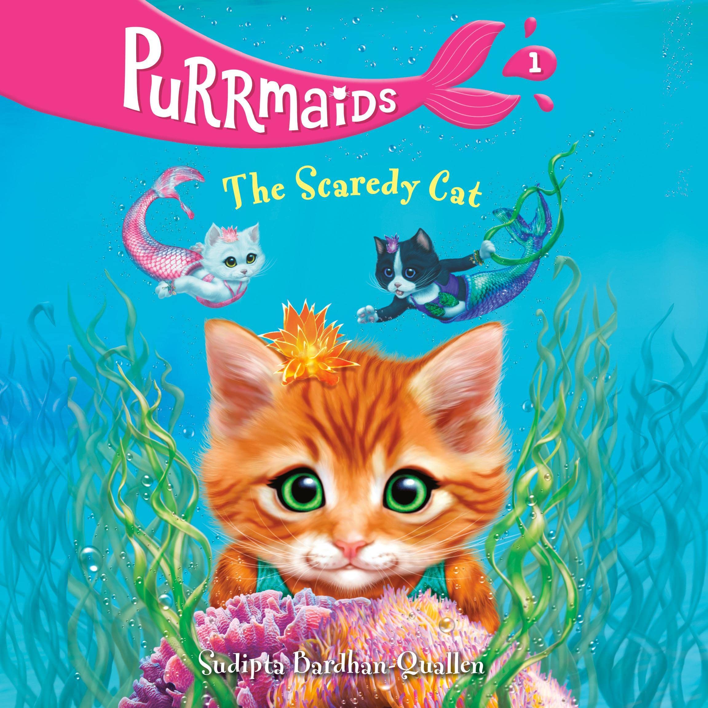 Cover art for Purrmaids #1: The Scaredy Cat