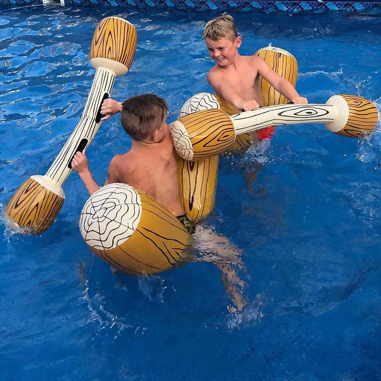 Juguetes De Balsa Inflable, 2 Unids Set Juegos De Deportes AcuáTicos, Juegos De Piscina Adultos Flotador De Playa