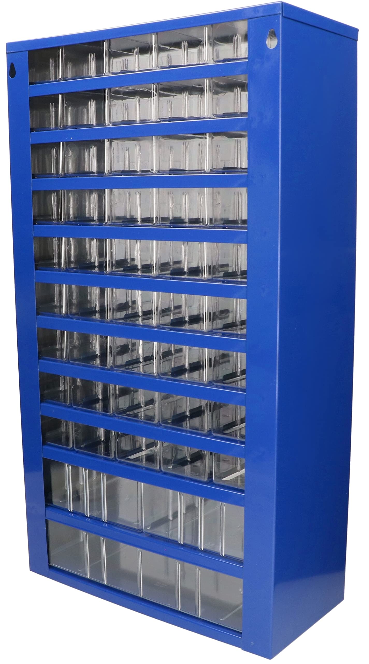KOTARBAU® Caja de Almacenamiento, Organizador de Taller, 306 x 551 x 150 mm, Organizador de Piezas pequeñas, Metal, 48 cajones/compartimientos, Caja de clasificación, Caja de Herramientas, Tornillos