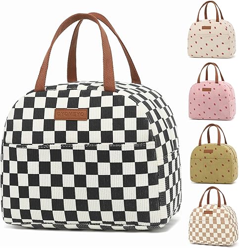 Miniatura 7 de Bolsa de almuerzo para mujeres y hombres, lonchera reutilizable, bolsa de almuerzo aislada con gran capacidad, contenedor de almuerzo enfriador para