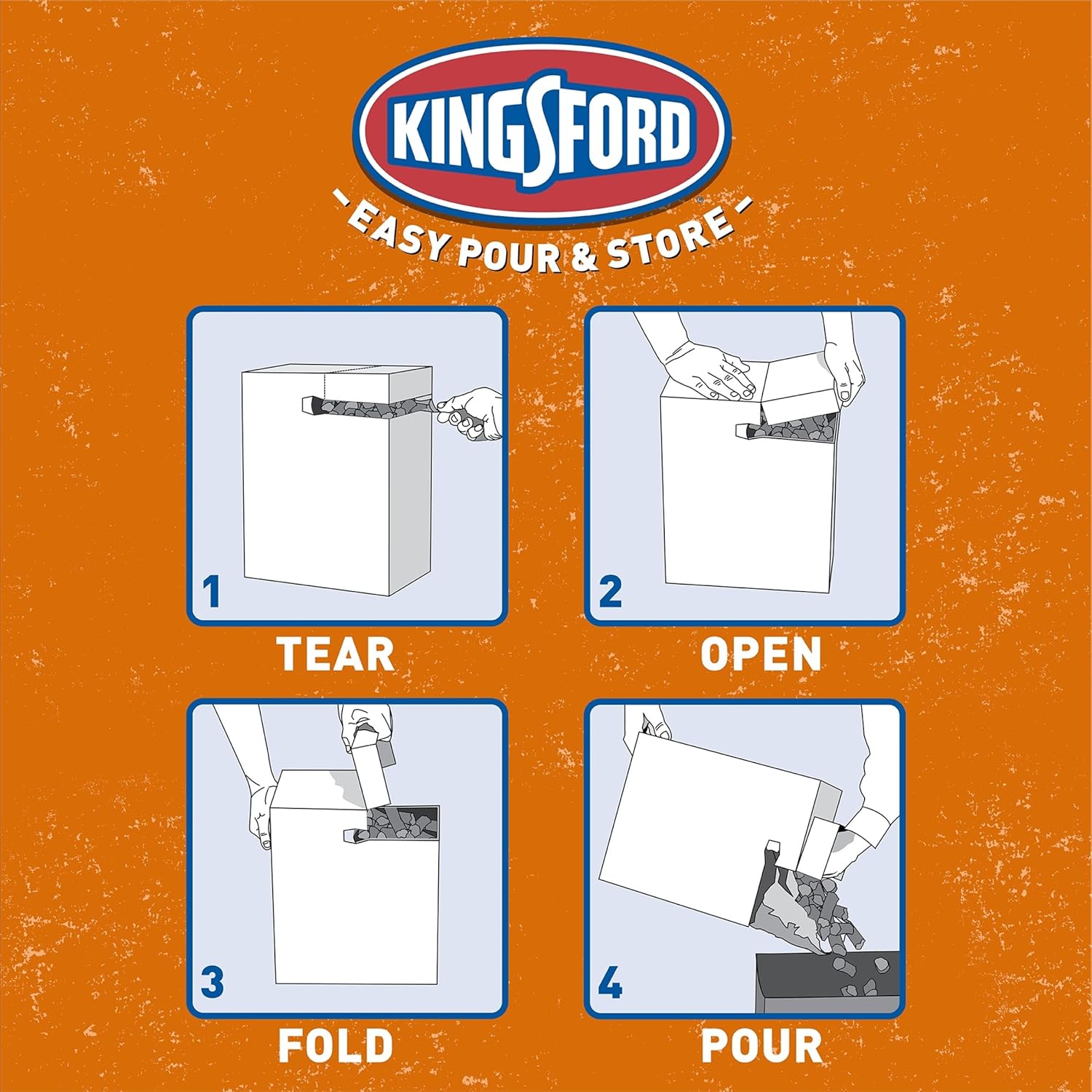 Kingsford Signature Flavors Wood Pellets with Garlic, Onion and Paprika, Hickory Wood Blend, 100% Real Spice - for All BBQ Grills & Smokers, 18 lbs