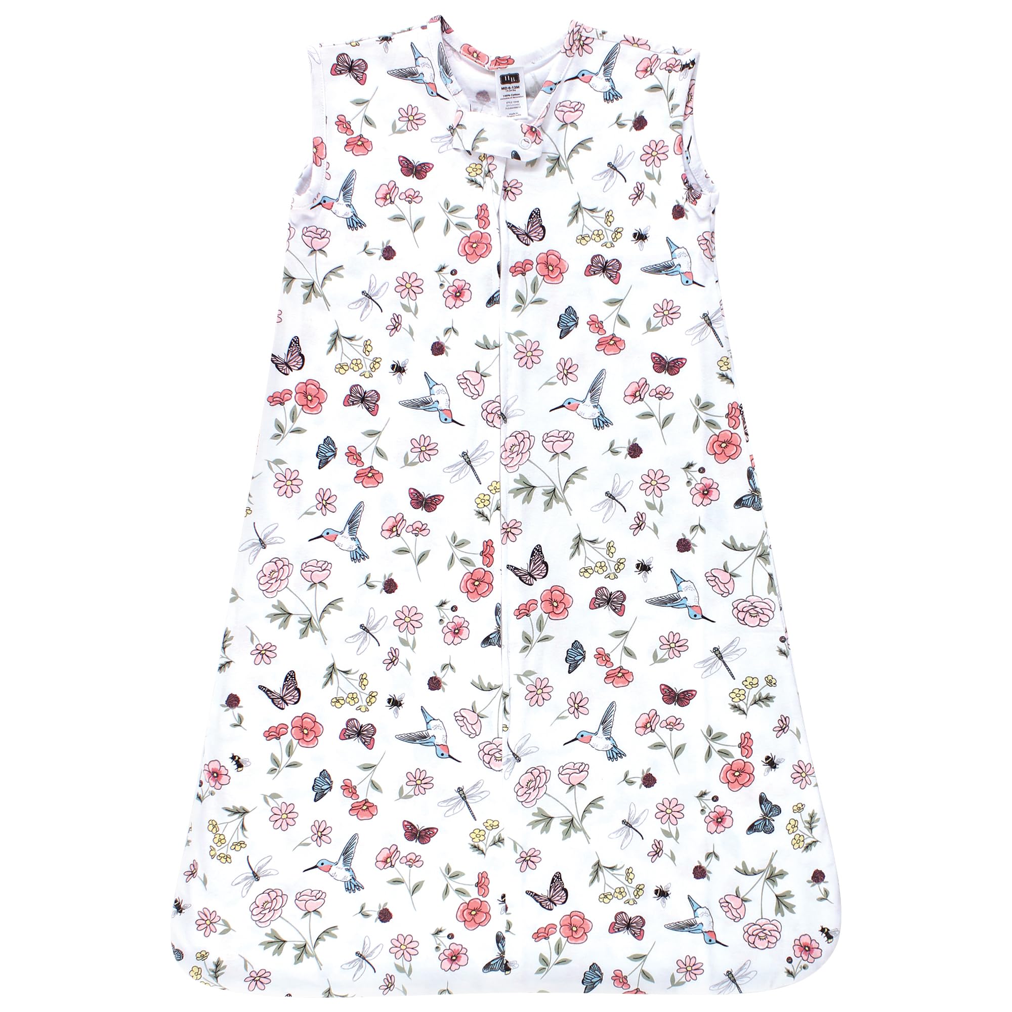 Hudson Baby Unisex BabyCotton Sleeveless Wearable Sleeping Bag, Sack, Blanket