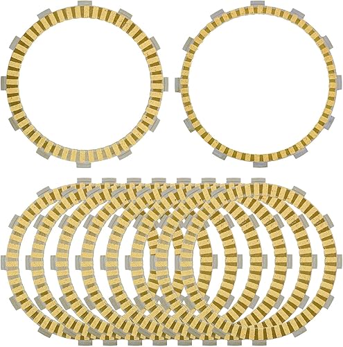 Caltric Placas de fricción de embrague compatibles con Suzuki DL1000 V-Strom VStrom 1000 2002 2003 2004-2012