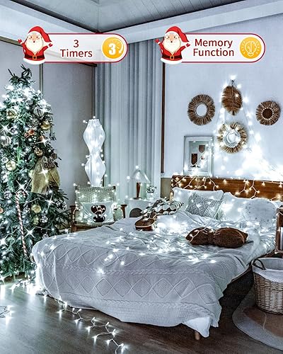 Miniatura 4 de Cadena de luces para exteriores de 403 pies con control remoto