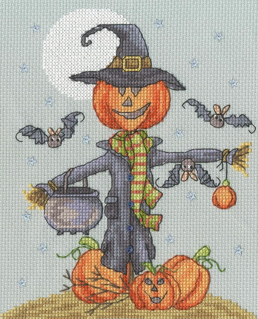 Bothy Threads Multi Counted Cross Stitch Kit - All Hallows' Jack