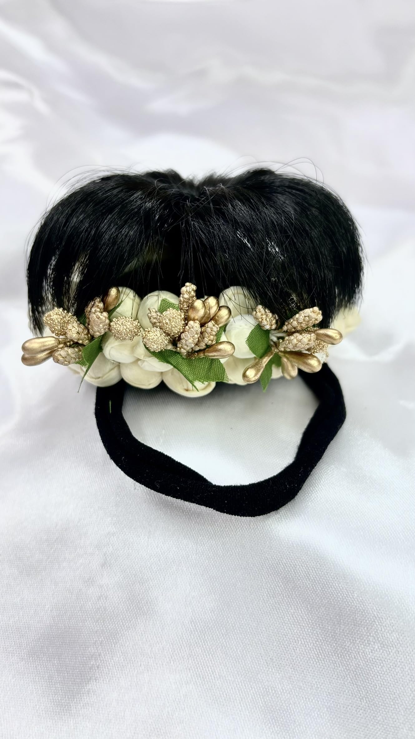 Handmade pilakalu jasmine onam Hair Accessories for Baby Girl/kids Headband (White) by Hairy Fairy Things (B0D8YRKZS1) Amazon Price History, Amazon Price Tracker