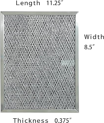 Miniatura 3 de LL62F EMW3011863 - Filtro de carbón de carbón de malla para campana extractora de cocina compatible con Broan Nutone LL6200 MM 6500 320VP K0793000