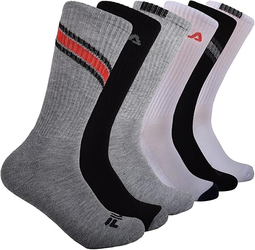 Fila Calcetines de media amortiguación a rayas para hombre