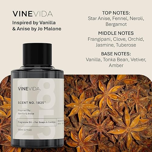 Miniatura 173 de VINEVIDA Aceite aromático n.º 4800 inspirado en un millón de hombres para fabricación de velas y jabón, fabricado en Estados Unidos