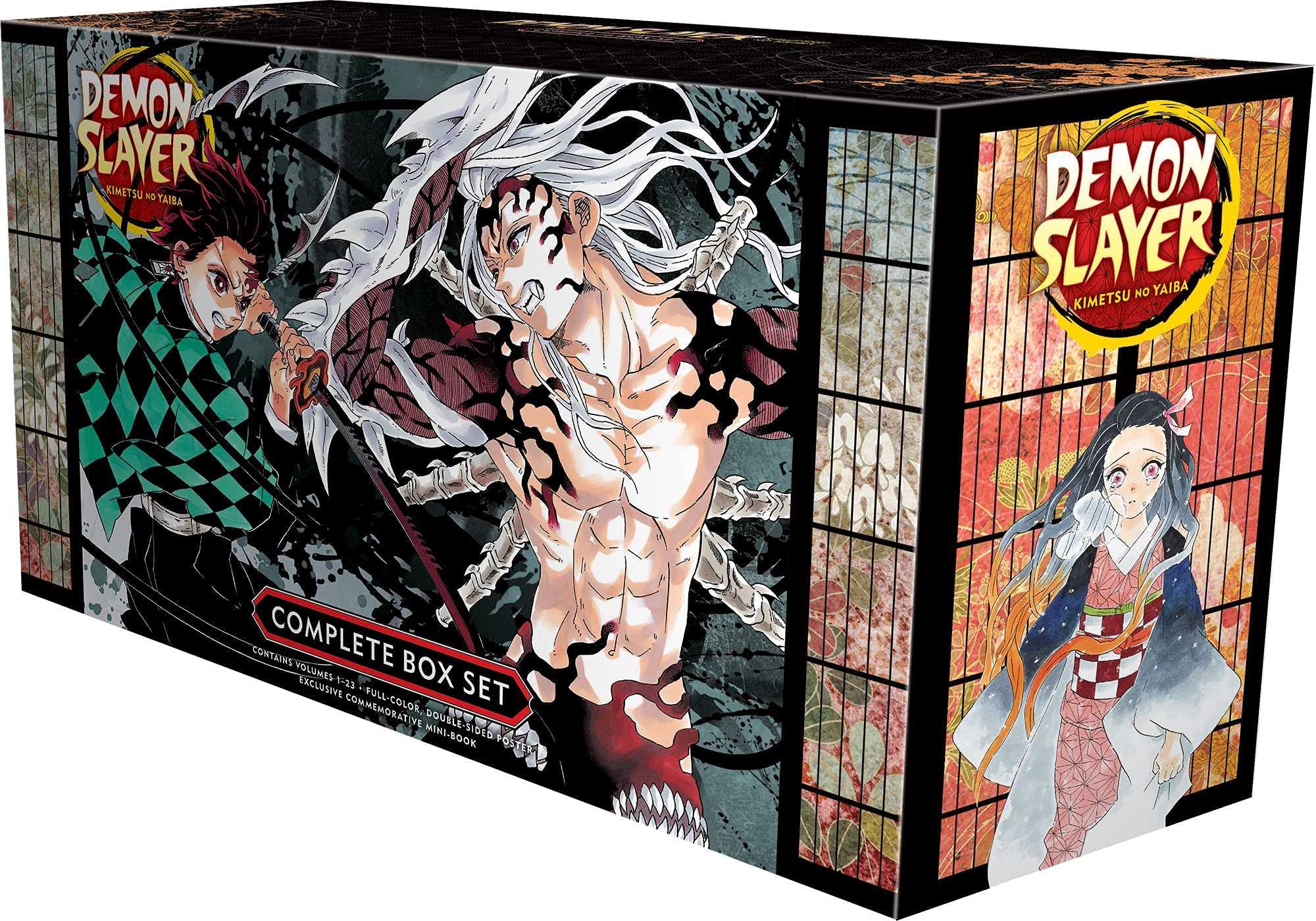 Demon Slayer Box Set With Stories of Water and Flame, The Flower of Happiness & Coloring Book