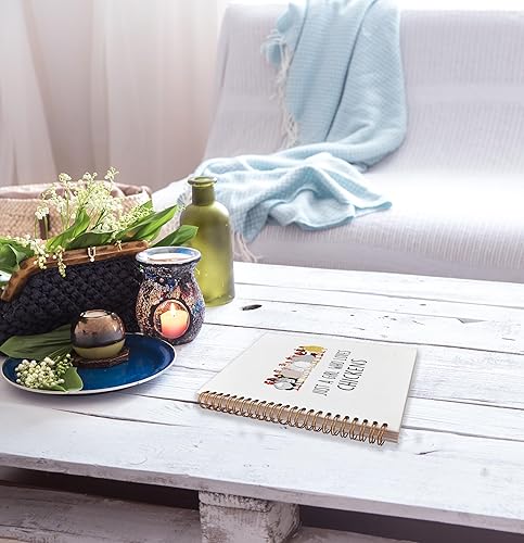 Miniatura 3 de Cuaderno de regalos de pollo, regalos de pollo para amantes del pollo, niñas y mujeres, Just a Girl Who Loves Chicken, cuaderno en espiral de 5.5 x