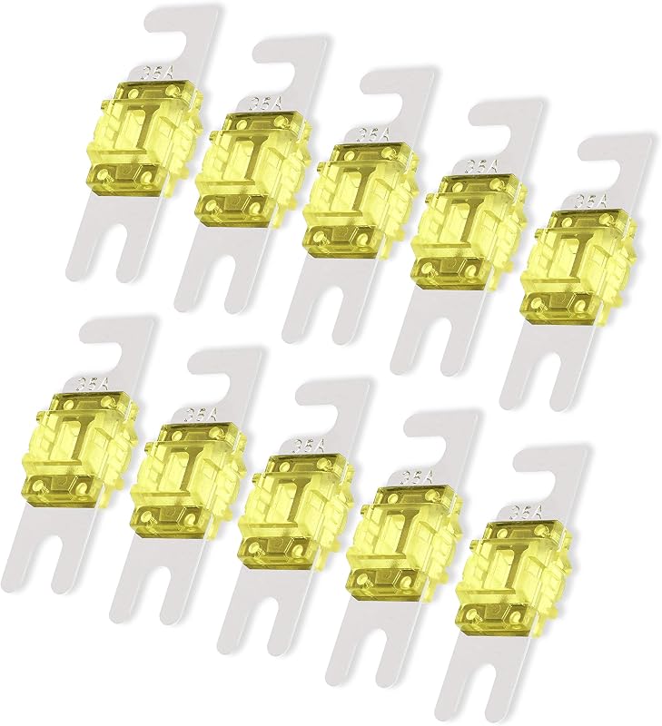 Fusível AFS Mini ANL Conext Link 35 A com lâmina niquelada – Pacote com 10 unidades