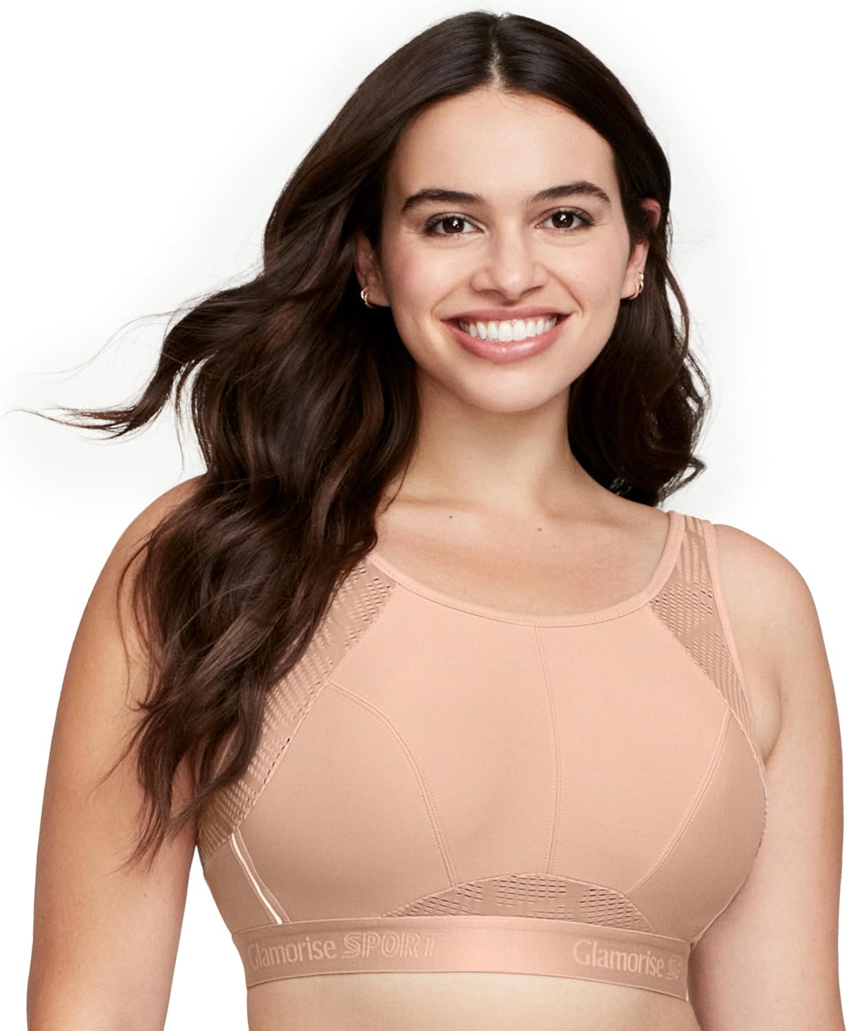 Glamorise Womens No-Sweat Mesh Sports Bra Wirefree #1068 - Image 7