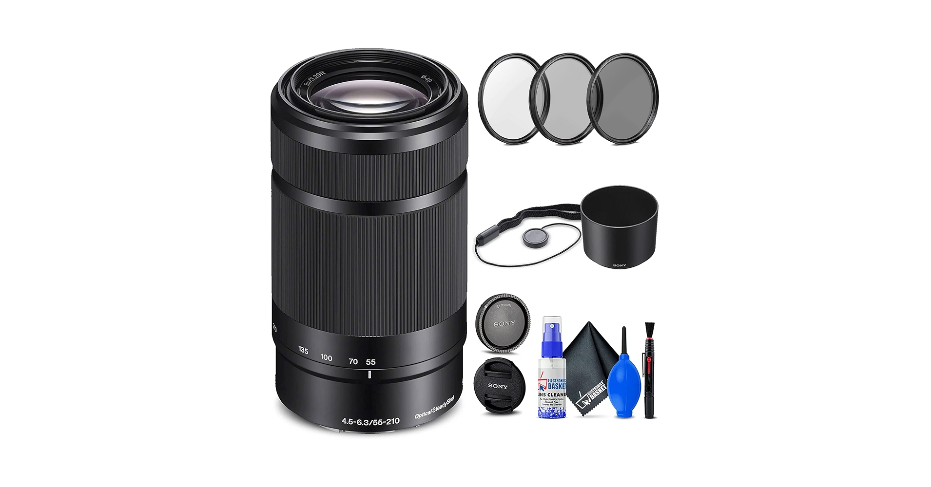 ソニーレンズ✨SONY E 55-210 4.5-6.3OSS SEL55210 Sony SEL55210 55-210mm f/4.5-6.3 (Black) Telephoto zoom lens