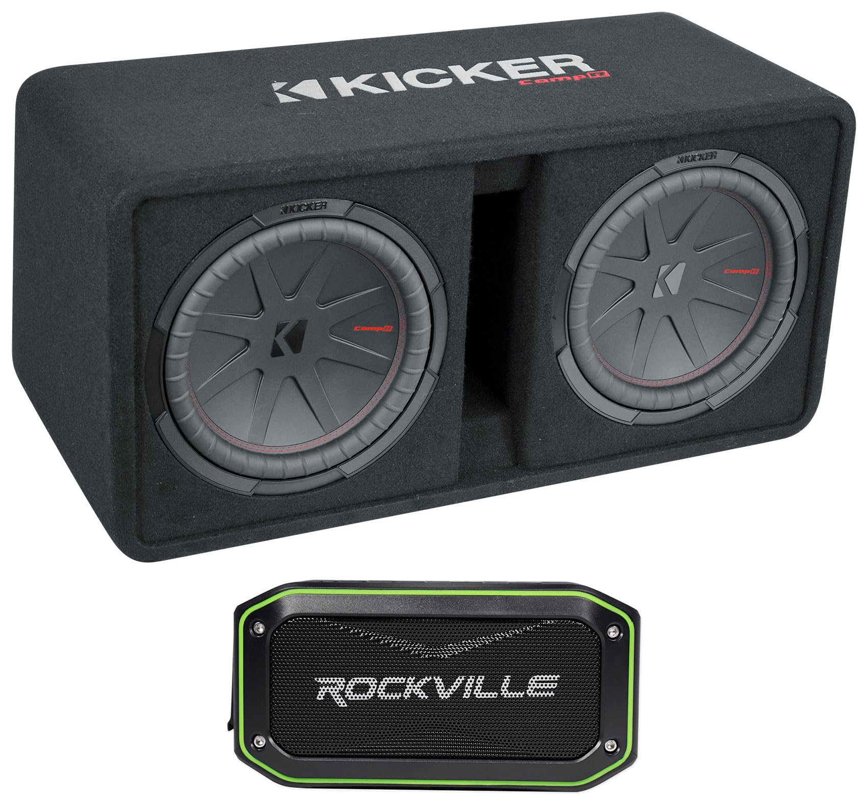 Audiosavings Bundle: (1) Kicker 48DCWR122 CompR 12