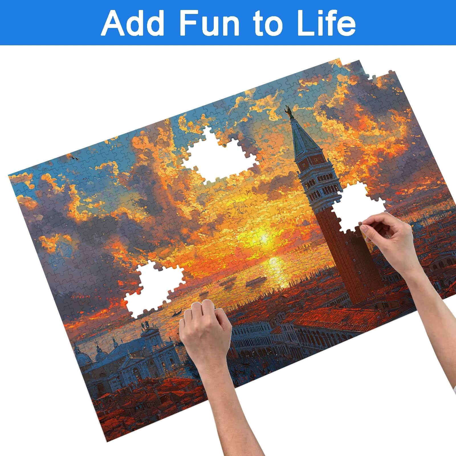 Puzzle 6000 Teile, Leuchtturm Puzzle 6000 Teile Erwachsene, Klassische Puzzles Landschaft, Holzpuzzle Erwachsene, Puzzlespiele für Die Ganze Familie, Geschenke für Frauen, Geschenke für Männer, -6949